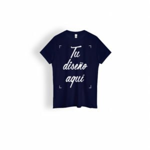 camiseta deportiva para hombre color azul para personalizar