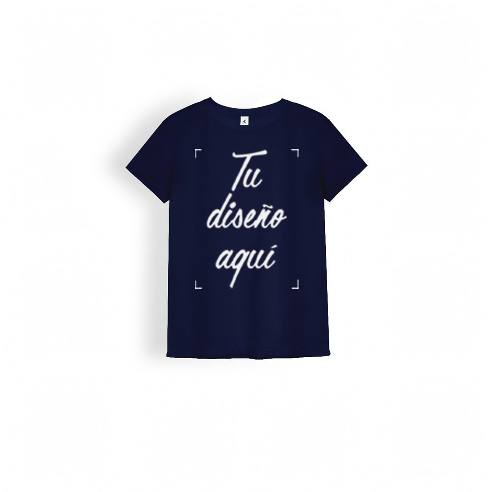 camiseta deportiva para mujer para sublimar de color azul