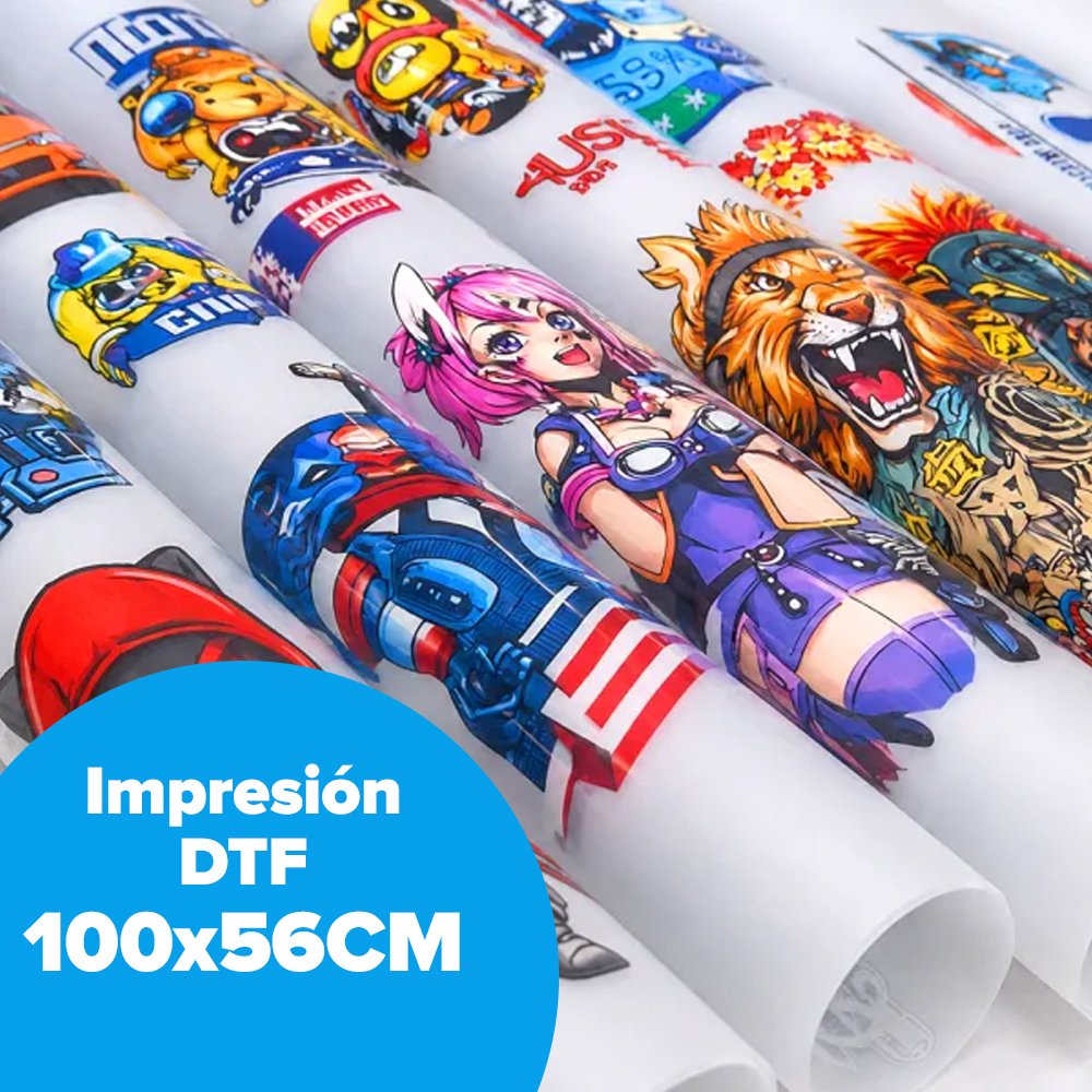 rollos de impresion dtf por metro