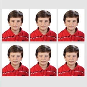 pack de 6 fotos carnet